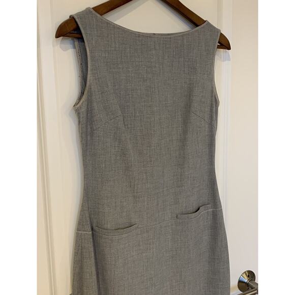 Tahari Womens Gray Sleeveless Suit Dress Light Size 4 - Picture 2 of 12